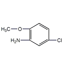 5-氯-2-甲氧基苯胺結(jié)構式